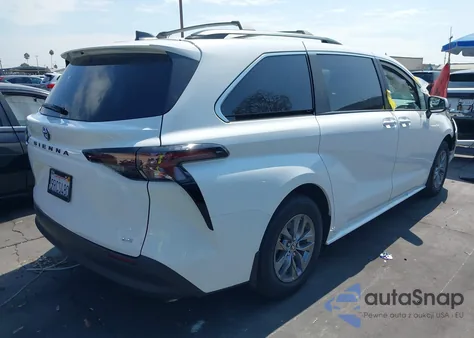 2025 Toyota Sienna Le из США, поврежденный, VIN 5TDBSKFCXSS160581